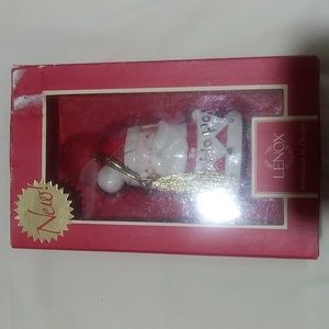 Lenox santa Christmas ornament